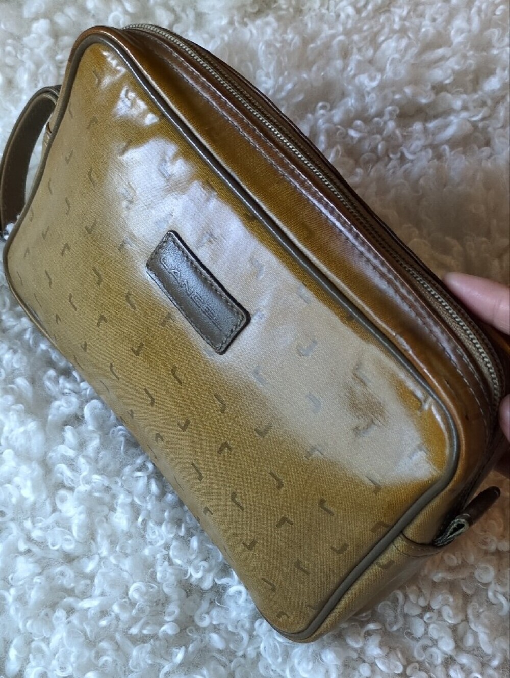 Brown Leather Men’s Document Pouch - Picture 6 of 15